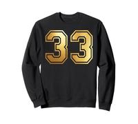 33 Correspondance Graphique des Sports d'équipe numéro Trente-Trois Sweatshirt
