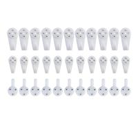 33 crochets muraux sans trace,3 designs Crochets Muraux pour Cadre Photo Pour murs durs et secs Pour accrocher des photos,des cadres pour Accrocher des Tableaux, des Photos, des Miroirs