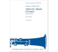 33 Etudes Assez Faciles - Vol. 1. Solo pour Clarinette.