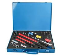 33 Morceaux Clé Dynamométrique Set - avec 72 Dents 1/2"(20-230Nm) & 3/8"(10-140Nm) & 1/4"(2-24Nm) Clef Dynamometrique, Rallonge, Adaptateur, Torx, Embouts, Douille de Bougie pour Voitures, Motos,Vélos