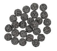 33 Pièces Galet Diffuseur Huile Essentielle Volcanique Noir | Pierre Naturelle Rechargeable, Parfum Solide, Décoration Élégante pour Petits Contenants, Sachets, Placard ou Habitacle