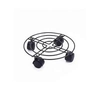 33 Round Iron Rolling Metal Plant Rack On Wheels for Garden Flower Pot, Flower Pot, Heavy Duty Pot Trolley