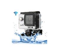 (#33) SJCAM SJ4000 WiFi Full HD 1080P 12MP Diving Bicycle Action Camera 30m Waterproof Car DVR Sports DV with Waterproof Case(White)