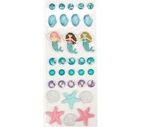33 stickers 3D - Mer Multicolore G