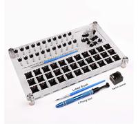 33 Switch Tester Switch Opener Acrylic Lubrication Opener DIY Double Bridge Removal Platform Keycap Puller for Custom Mechanical Keyboard Cherry