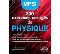 330 exercices corrigés de physique MPSI