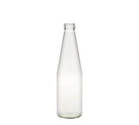 330 ml Bouteille universelle forme carotte, verre, ouverture : PP 28
