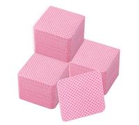 330 Pièces Lingettes à Ongles Non Pelucheux, Coton Cleaner Degraissant Gel Vernis Remover Wipes, Enlever de Vernis à Ongles UV Gel pour manucure et pédicure(Rose)