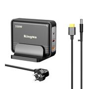 330 W GaN Chargeur pour Ordinateur Portable pour HP OMEN17-W119TX, Adaptateur de Charge Rapide PD 3.0 pour Ordinateurs Portables de Jeu et d'ingénierie Professionnels, Compatible avec HP TPN-Q174