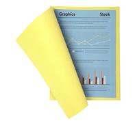 Exacompta Chemises Super 250 – Paquet de 100, carte 210 g, jaune