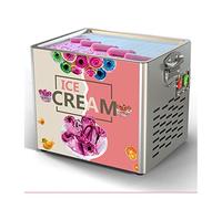 330W Électrique Fried Ie Cream Roll Machine Commerial Use and Home Use Stainless Stell Fried Ice Pan Outil de bricolage
