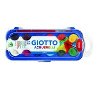 [331000] Giotto Etui de 12 pastilles de gouache Ø 30mm + pinceau