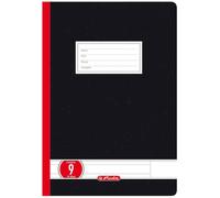 Herlitz Cahier d'école supérieure A4 ligné avec Marge Blanc