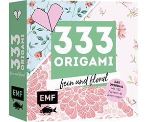 333 Origami - fein und floral: Mit Anleitungen und 333 blumigen Papieren