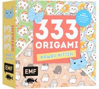 333 Origami - Kawaii Kitten - Niedliche Papiere falten für Katzen-Fans: Das Original: Mit Anleitungen und 333 feinen Papieren: Hochwertiges Origami-Papier mit cuten Manga-Motiven