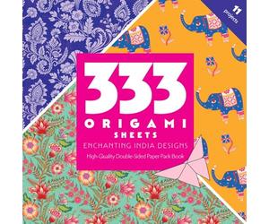 333 Origami Sheets Enchanting India Designs: High-quality Double-sided Paper Pack Book