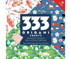 333 Origami Sheets Japanese Designs for Luck & Fortune: High-quality Double-sided Paper Pack Book