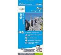 IGN - Gap.Montagne De Céüse - Carte topographique - Taille unique