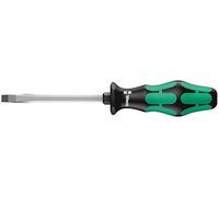 Wera 05007672001 334 SK Tournevis pour vis à fente, 0.8 x 4.5 x 90 mm, Noir/vert