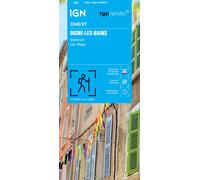 IGN – Carte de randonnée TOP 25 n° 3340 ET – Digne-les-Bains, Sisteron & Les Mées (Alpes)