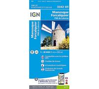 Manosque Forcalquier Pnr Du Luberon 1:25 000