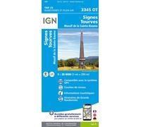 3345ot signes tourves massif sainte baume - Echelle 1 : 25 000 - Collectif - Ign Institut Geographique National - Atlas / carte