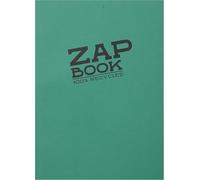 3355c Carnet Encollé Zap Book - 160 Feuilles Papier Croquis 100% Recyclé - A5 14,8x21 Cm 80g - Couleur De Couverture Aléatoire (4 Coloris Vifs Possible).[G274]