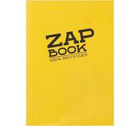 3356c Carnet Encollé Zap Book-160 Feuilles Papier Croquis 100% Recyclé-A6 10,5x14,8 Cm 80g-Couleur De Couverture Aléatoire (4 Coloris Vifs Possible)
