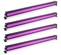 336 RGBW LED Barre Wallwasher, Lumière de Scène Console, Stroboscope Tempête Chapiteau Effet pour DJ Bar Soiree Fête Disco Éclairage Mariage Halloween Noël, 4 pièce