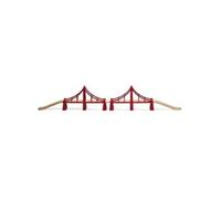 - 33683 - CIRCUITS DE TRAIN EN BOIS - DOUBLE PONT SUSPENDU