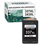337XL 343XL cartouche d'encre Compatible pour HP 337 343 XL 5940 D4145 D4155 6988 6943 2570 8030 8050 C4140 C4150 4160 41801 Black