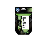 Pack de 2 cartouchec d'encre HP 338 Noir Noir G