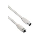 Metronic 338030 Câble TV satellite coaxial F/9,52 mm mâle/mâle 2 m G