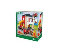 33833 Caserne de Pompiers - BRIO - Vert - Plastique - Dès 3 ans