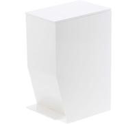 3385 Tower Step On Trash Can, White, Abs Resin, 12 X 19 X 27.5 Cm[Rac62405339]