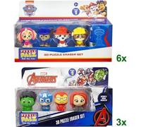 33860001351000000800 - Paw Patrol / Marvel Puzzle Palz 3D Puzzle Gum 5-Pack (col