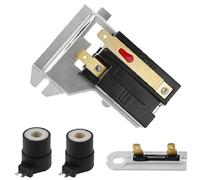 338906 Capteur de flamme Sèche-linge & 279834 Kit de rinçage solénoïde d'allumage et 3392519 Fusible thermique Convient pour Whirlpool Maytag Kenmore