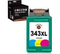 338Xl 343Xl Cartouche D'Encre Remanufacturée De Remplacement Pour Hp 338 343 Xl Compatible Avec Deskjet 5940 5940Xi 6943 Pro 7103 Photosmart 2570 2573 Imprimante Haute Capacité 1 C[ENC944521]
