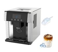 33lb 2-en-1 Machine à Glace et Distributeur d'eau, Machine à Eau Froide de comptoir avec LCD, Remplissage Automatique/Manuel, 3 Tailles de Glace à balles, Fonctionnement Silencieux pour la Barre de