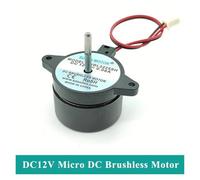 33MM DC Brushless electronic starter DC 12V 3800RPM Outer Rotor Built-in Driver Silent Mute Brushless Small Fan electronic starter 21MM Long Shaft ICXLPMC