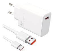 33W Chargeur pour Xiaomi Redmi Note 13/12/11 Pro/11s/10/12 13 Pro, Chargeur USB C avec Câble 2M pour Xiaomi Mi 11, 11 Lite, 10 Pro, 10T Lite, Chargeur pour USB C Câble