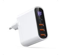 33w Usb C Charger, 4-Port Fast Charger, Ac Adapter Type-C Wall Charger, Pd&qc 3.0 Wall Charger, Compatible With I-Phone 16/16 Pro Max/15/14/13/12, Samsung Galaxy S24/S23, Google Pixel
