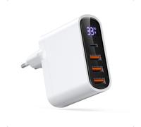 33w Usb C Chargeur, Chargeur Rapide 4 Ports, Adaptateur Secteur Type-C Wall Charger, Pd&qc 3.0 Chargeur Mural,Compatible Avec I-Phone 16/16 Pro Max/15/14/13/12,Samsung Galaxy S24/S23,Google Pixel
