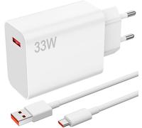 33w Usb Fast Charger With 1m Usb C Cable For Xiaomi Pad 6 5 Redmi Pad Pro 5g Note 13 12 Poco M6, Turbo Charger For Pocophone F2 Mi 9 10t 11 Lite 5g Note 12s 10 Pro X5 M6, Charging Adapter