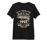 34 Ans Anniversaire Pêche Homme Original 1992 Édition Limité T-Shirt Haut de Gamme