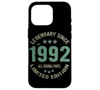34 Ans Bday Legend Since 1992 - Vintage 34th Birthday Coque pour iPhone 16 Pro