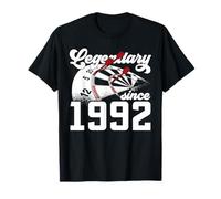 34 Ans Legende 1992 Dart 34ème ANNÉE T-Shirt