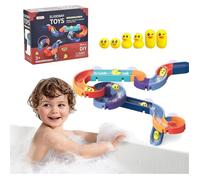 34 pcs Jouet Bain,Jouets de Bain,Jouets de Bain pour Enfants,Jeux de Bain Enfant Garcon Fille 3~7 Ans,Jouets Douche sur Rail Mural