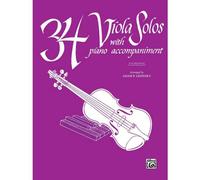 34 Viola Solos With Piano - Viola And Piano