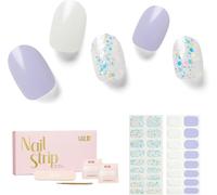 34 X Semi-Permanent Gel Nail Polish Stickers Extra Long Glossy And Durable Finish Nail Art Decal Strip Nail Stickers For Women Girls (Innocent)
